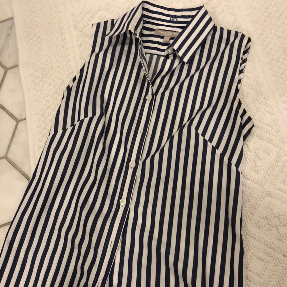 Banana republic collared tank